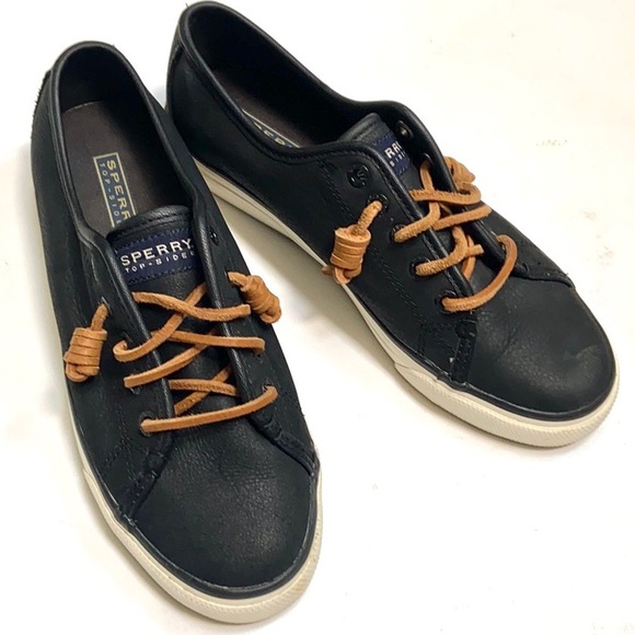 Sperry Shoes - Sperry Top-Sider Seacoast Leather Sneakers